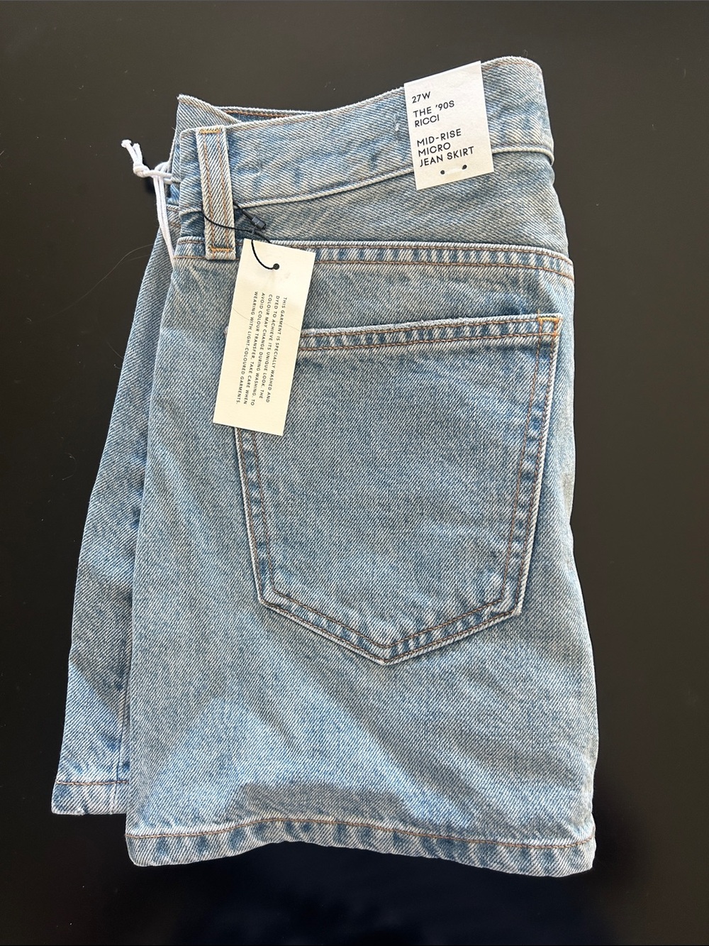 Aritzia Denim Forum The '90s Ricci Denim Skirt - Picture 6 of 7